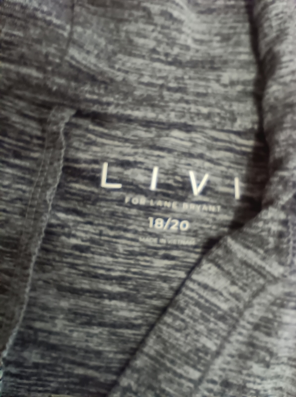 LIVI For Lane Bryant Active Hoodie.. Lightweight. Gray. Plus 18/20 - Picture 3 of 8